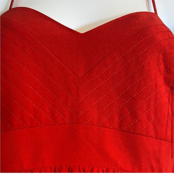 Belle by Badgley Mischka Red Maxi Dress - Picture 5 of 5